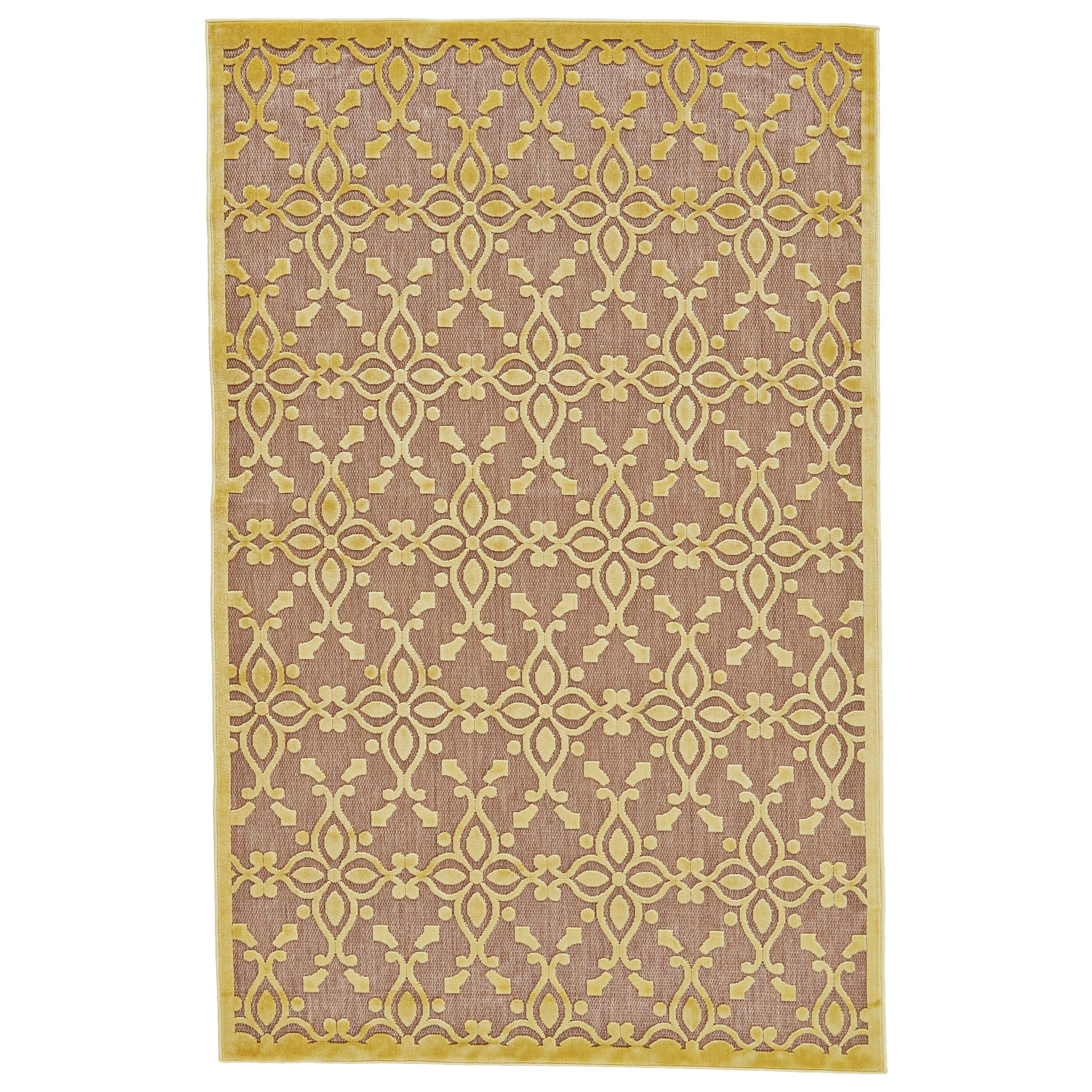 Tan/Yellow 7'-6" X 10'-6" Area Rug